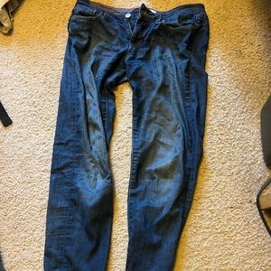 Paige blue skyline blue skinny jeans size 26